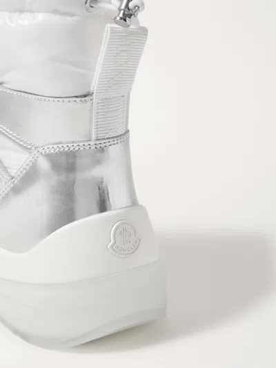 Moncler Insolux Snow Boots In Silver