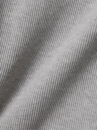 Agolde Rayne Ribbed Stretch Organic Cotton And Lyocell-blend Jersey Tank In Gray