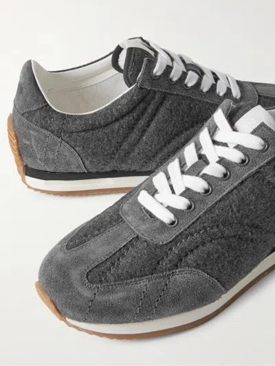 Totême Lace-up Sneakers In Gray