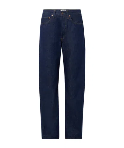 Agolde Kelley High-rise Straight-leg Jeans In Blue