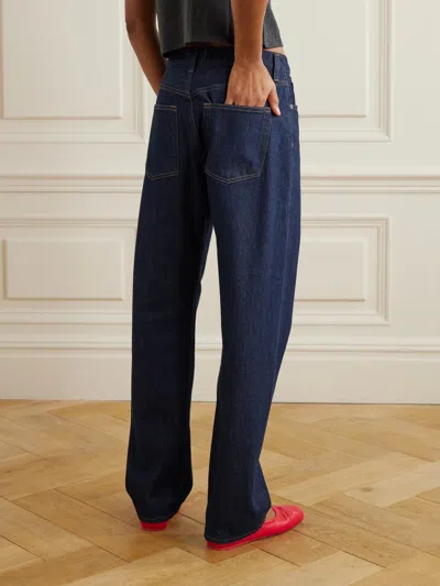 Agolde Kelley High-rise Straight-leg Jeans In Blue