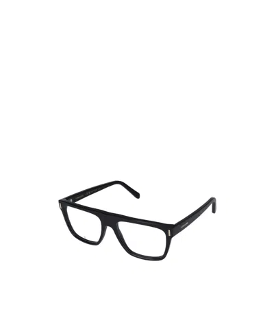 Ferragamo Eyewear Rectangle-frame Glasses In Black