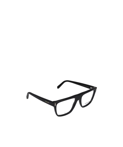 Ferragamo Eyewear Rectangle-frame Glasses In Black