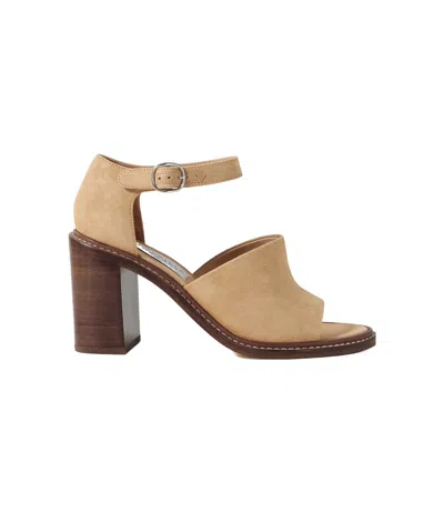 Gabriela Hearst Round-toe High-heeled Sandals In Nude