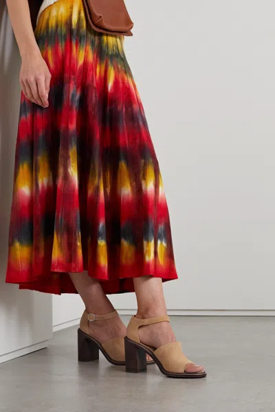 Gabriela Hearst Round-toe High-heeled Sandals In Nude