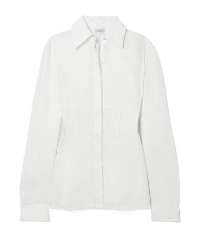 Gabriela Hearst Long-sleeved Shirt In White