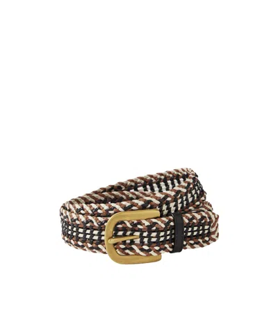 Gabriela Hearst Sam Woven Leather Belt In Brown