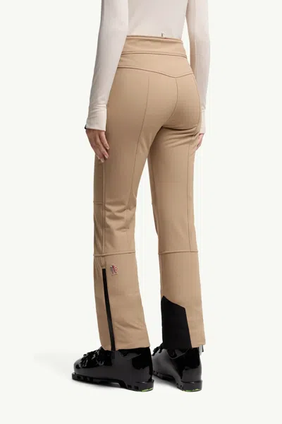 Moncler Paneled Shell Bootcut Ski Pants In Brown