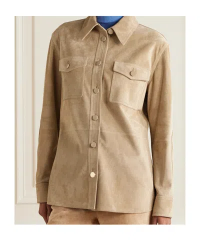 Gabriela Hearst Long-sleeved Shirt In Brown