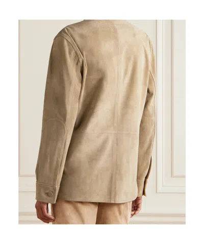 Gabriela Hearst Long-sleeved Shirt In Brown