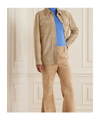 Gabriela Hearst Long-sleeved Shirt In Brown