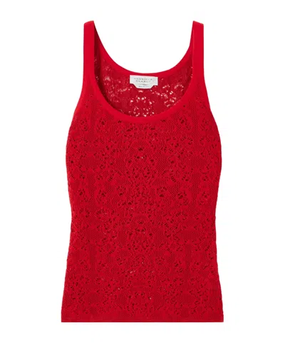 Gabriela Hearst Sleeveless Vest In Red