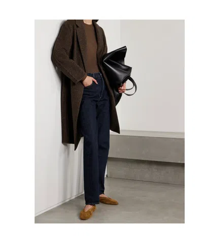 Agolde High Waist Straight Jeans In Blue