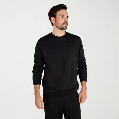 Puma Mens Crew Neck Long Sleeve Sweatshirt In Black