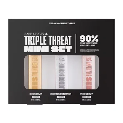 Babe Original Triple Threat Mini Set In Transparent