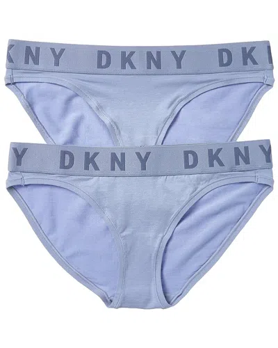 Dkny 2pk French Cut Bikini In Blue