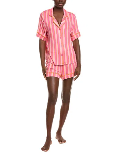 Room Service 2pc Aspen Pajama Set In Multi