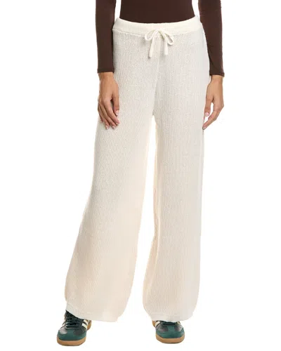 Vintage Havana Terry Sweater-knit Pant In White
