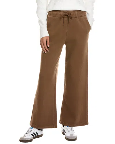 Vintage Havana Proweave Fold-over Sweatpant In Brown