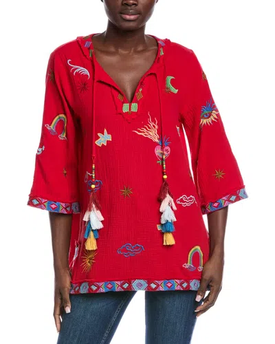 Johnny Was Catalya Tunic In Red