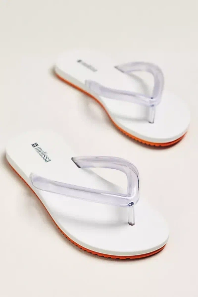 Melissa Airflow Thong Sandals In White