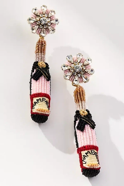 Mignonne Gavigan Rose Champagne Earrings In Multi