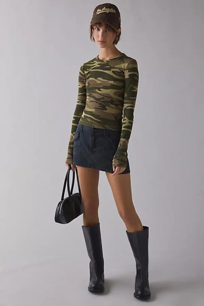 Bdg Trail Star Utility Low-rise Micro Mini Skirt In Black, Women's At Urban Outfitters In Black