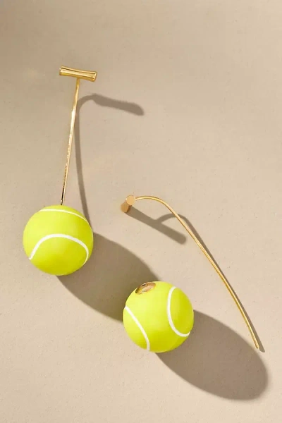 By Anthropologie Sport Icon Threader Earrings In Green