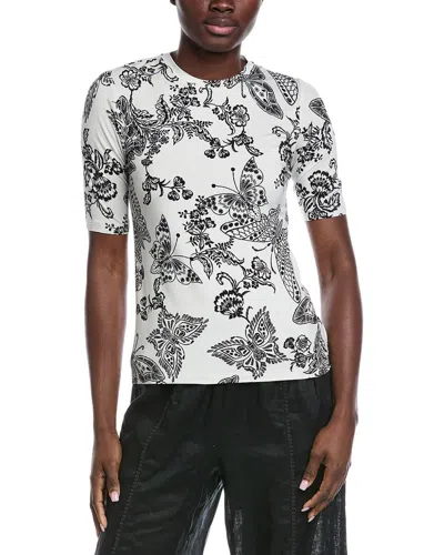 Johnny Was The Janie Favorite Fitted T-shirt In White