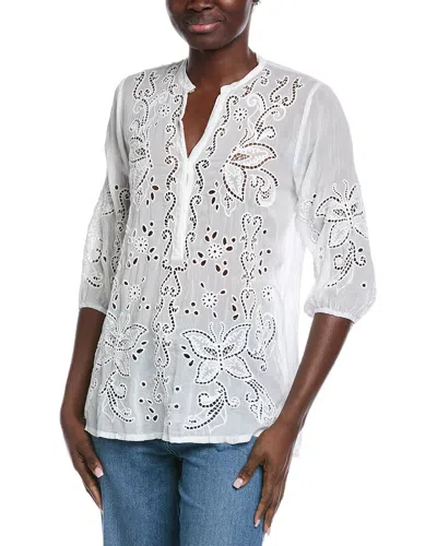 Johnny Was Kallia Tunic In White