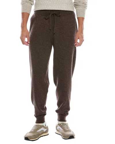 Scott & Scott London Brodie Cashmere Wool & Cashmere-blend Jogger In Brown