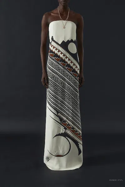 Heirlome Alex Jurado Dress In Ivory Multi In Multi
