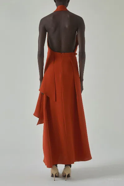 Heirlome Barbara Dress In Blood Orange In Multi