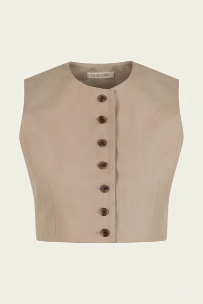 Heirlome Danielle Top In Tussah In Animal Print