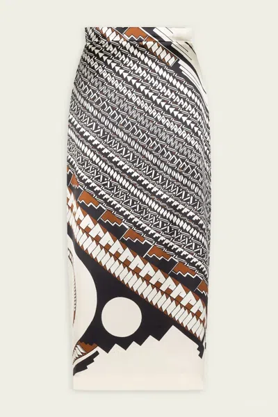 Heirlome Lexi Skirt In A. Jurado Print In Animal Print