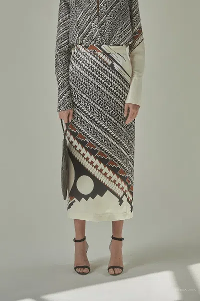 Heirlome Lexi Skirt In A. Jurado Print In Animal Print