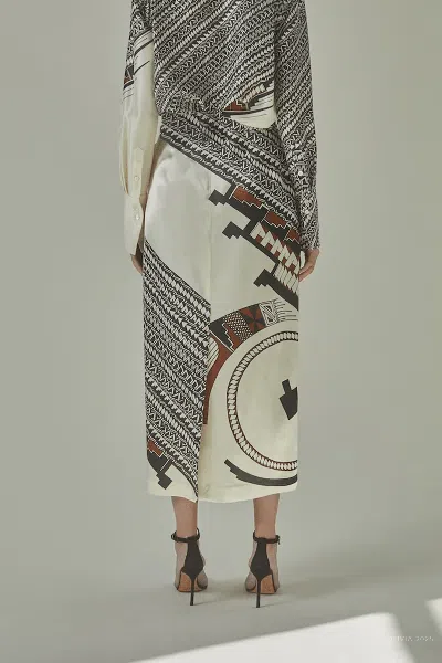 Heirlome Lexi Skirt In A. Jurado Print In Animal Print