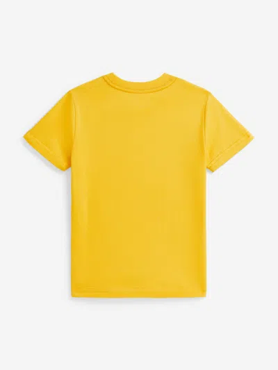 Ralph Lauren Boys Jersey Logo T-shirt In Transparent