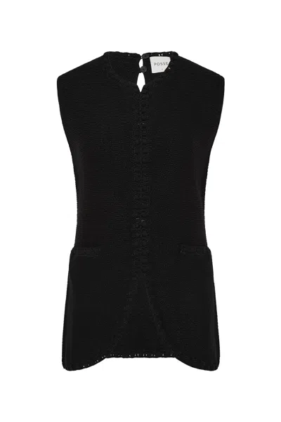 The Posse Harlan Vest In Black