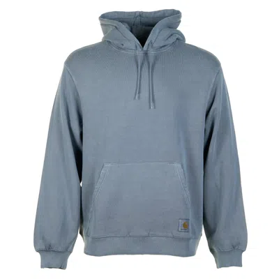 Carhartt Work In Progress Torion Cotton Hoodie In Blue