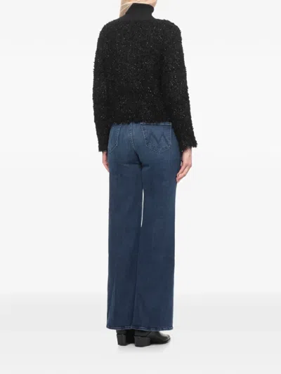 Hale Bob Logo细节仿羔皮呢面料开衫 In Black