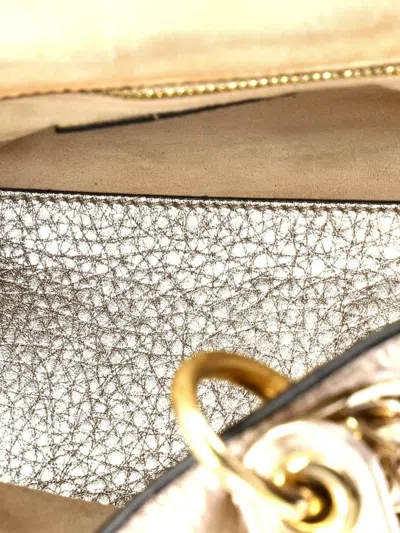 Pre-owned Dior Supple Lady  Bag Cannage Quilt Leather Medium Satchel In Green