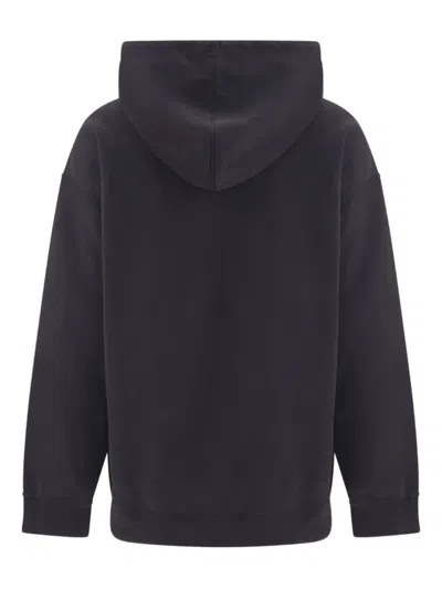 Ganni Women Banana Graphic Hoodie In Gray