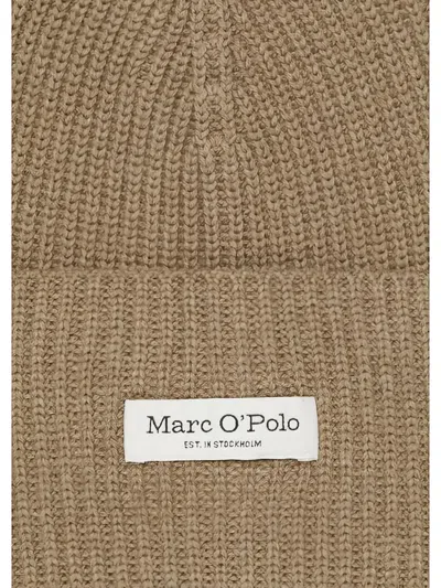 Marc O'polo Ribbed-knit Beanie In Brown