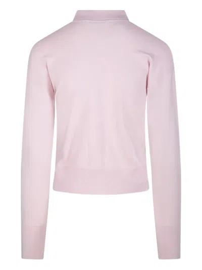 Max Mara Mxmmedeola Buttoned Cardigan In Pink