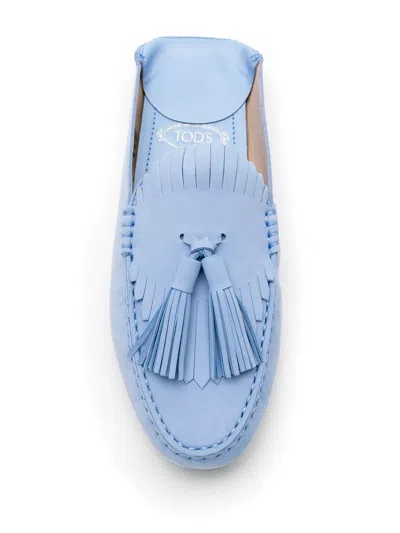 Tod's Tods Womens Blue Loafer In Blue