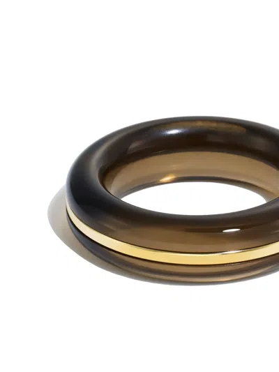 By Pariah Essential Stacking Ring In Brown