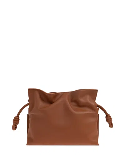 Loewe Mini Flamenco Drawstring Cross Body Bag In Brown