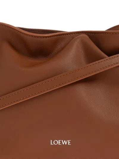 Loewe Mini Flamenco Drawstring Cross Body Bag In Brown