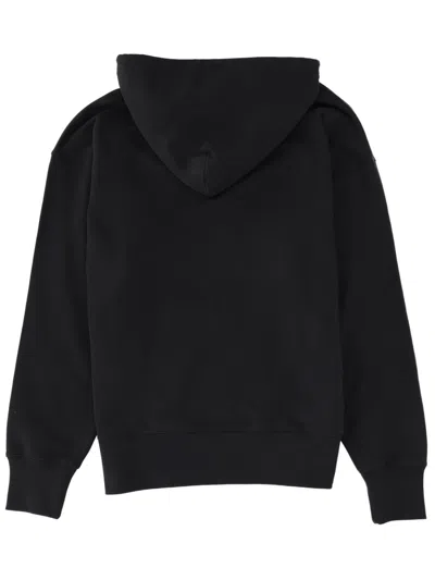 Msgm Sweatshirt With Logo In Black